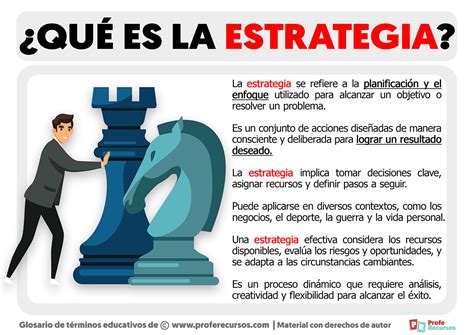 estrategia basica|Qué es una estrategia y cómo crearla .